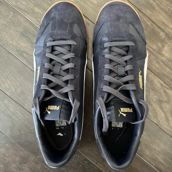 Blue & White Puma Sneakers, US 11 *mark on sole* - Picture 4 of 9